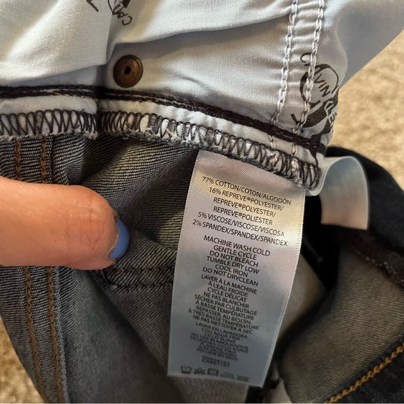 NWT Calvin Klein High Rise cut off denim shorts 8/29 - Picture 5 of 7